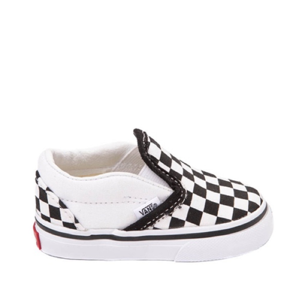 Vans Black and White Checkered Kids Shoes